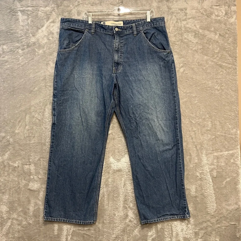 Vintage Gap Carpenter Jeans Mens 40x30 Blue Denim Utility Workwear Pants